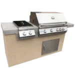 Kokomo Antigua 6' BBQ Island Built In BBQ Grill Side Burner and Bar on one Side - Luxurious Dwelling - Your Luxury Home Product Experts