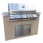 Kokomo The Cayman 5' BBQ Island with 4 Burner Built In BBQ Grill - Luxurious Dwelling - Your Luxury Home Product Experts