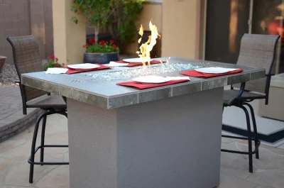 Kokomo Grills Entertainer Bar Gas Fire Pit Table