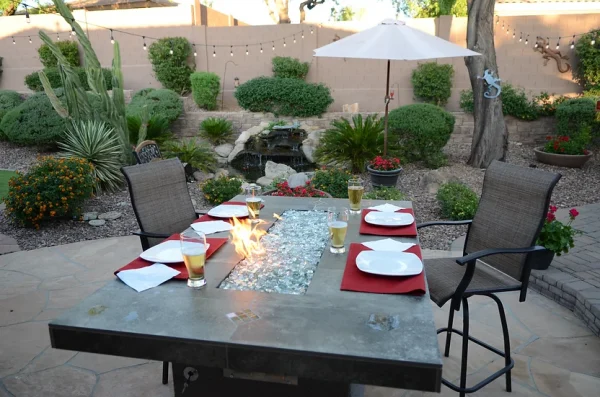 Kokomo Grills Entertainer Bar Gas Fire Pit Table - Image 2