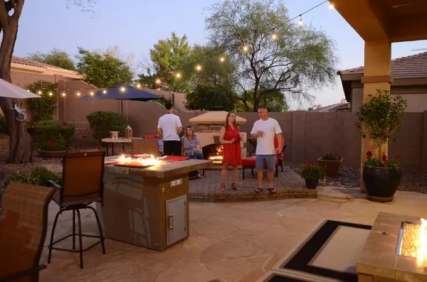 Kokomo Grills Entertainer Bar Gas Fire Pit Table - Image 5