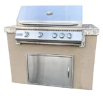 Kokomo Fiji 4' BBQ Island with 4 Burner Built-In BBQ Grill - Luxurious Dwelling - Your Luxury Home Product Experts