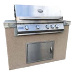 Kokomo Panama 4' BBQ Island with 4 Burner Built In BBQ Grill - Luxurious Dwelling - Your Luxury Home Product Experts