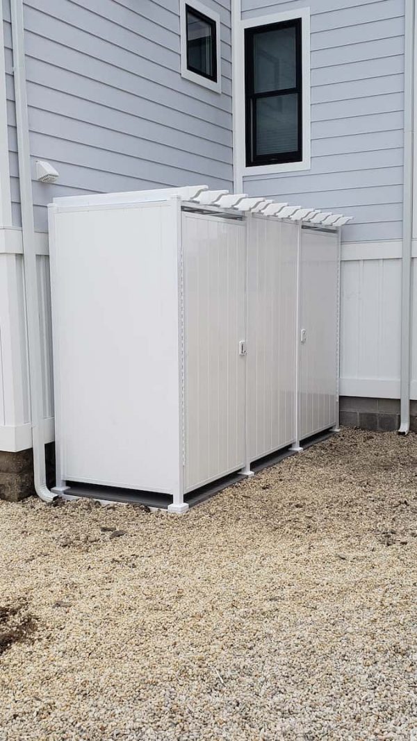Avcon Enclosures C1 46" - Four Sided Tripple Enclosure 80" White Walls - Image 16