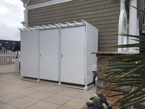 Avcon Enclosures C1 46" - Four Sided Tripple Enclosure 80" White Walls - Image 4