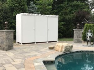 Avcon Enclosures C1 46" - Four Sided Tripple Enclosure 80" White Walls - Luxurious Dwelling - Your Luxury Home Product Experts