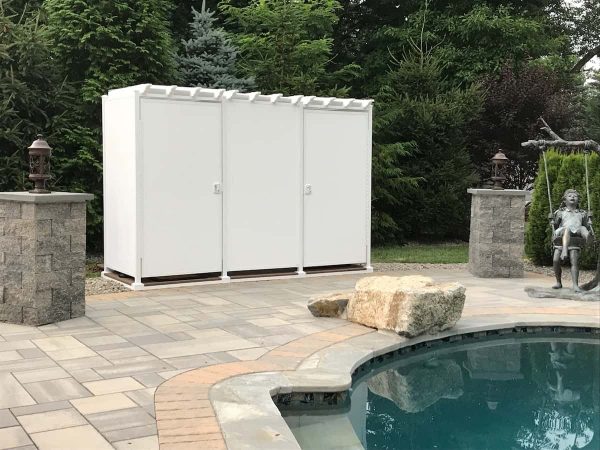 Avcon Enclosures C1 46" - Four Sided Tripple Enclosure 80" White Walls - Image 11