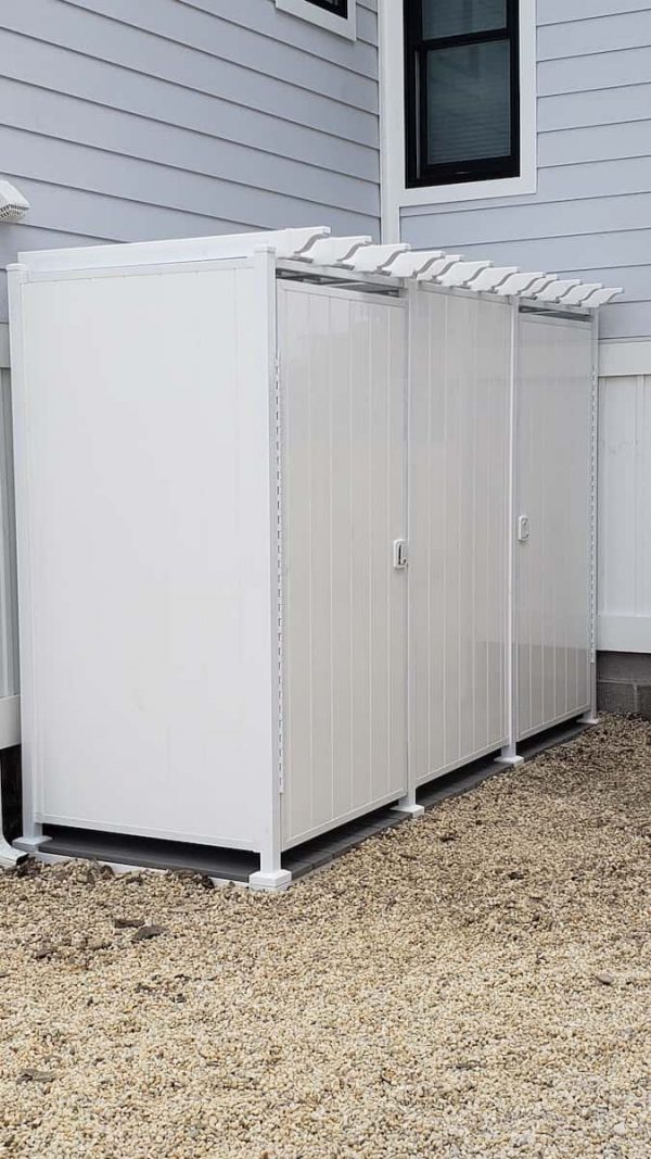 Avcon Enclosures C1 46" - Four Sided Tripple Enclosure 80" White Walls - Image 10