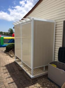 Avcon Enclosures D2 46" X 46" - Three Sided Double Enclosure 72" Walls - Luxurious Dwelling - Your Luxury Home Product Experts