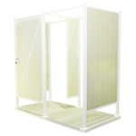 Avcon Enclosures D2 46" X 46" - Three Sided Double Enclosure 72" Walls - Luxurious Dwelling - Your Luxury Home Product Experts