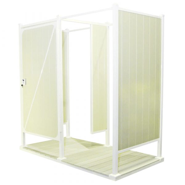 Avcon Enclosures D2 46" X 46" - Three Sided Double Enclosure 72" Walls - Image 4