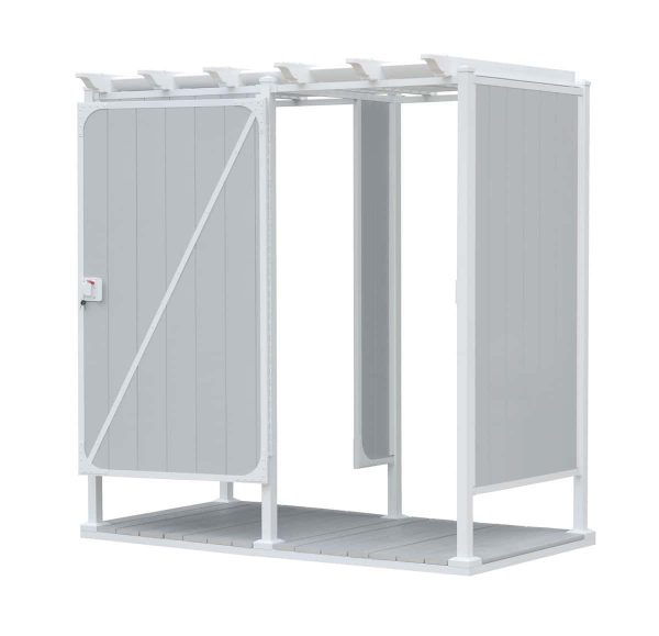 Avcon Enclosures D2 46" X 46" - Three Sided Double Enclosure 72" Walls - Image 7