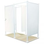 Avcon Enclosures D2 46" X 46" - Three Sided Double Enclosure 80" Walls - Luxurious Dwelling - Your Luxury Home Product Experts