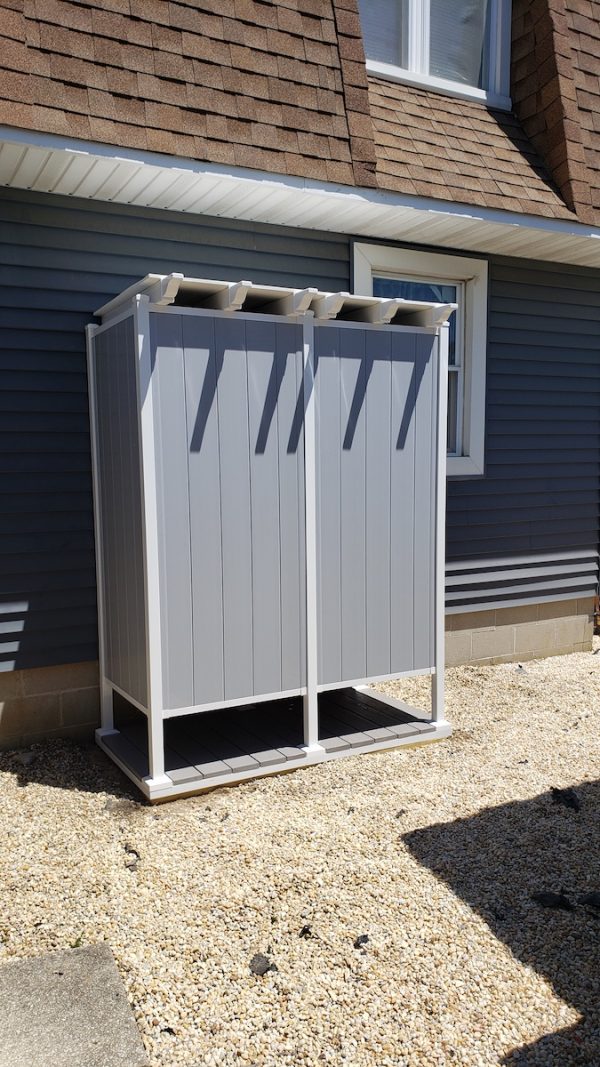 Avcon Enclosures D6 36" X 36" - Four Sided Double Enclosure 72" Walls - Image 6