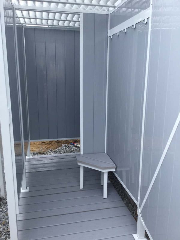 Avcon Enclosures D6 46" X 46" - Four Sided Double Enclosure 72" Walls - Image 5
