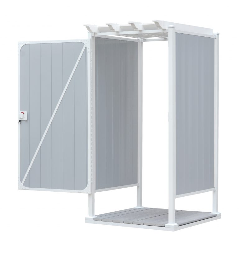 Avcon Enclosures S1 46" X 46" - Three Sided Enclosure 80" Walls - Image 7