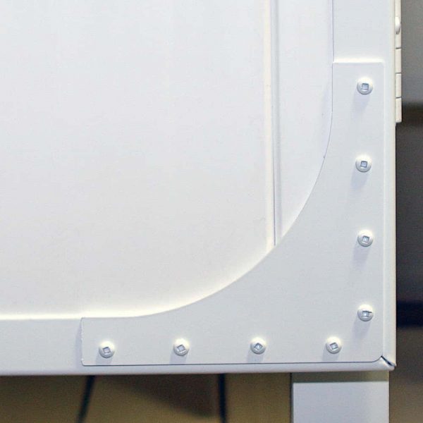 Avcon Enclosures S1 36" X 36" - Three Sided Enclosure 72" Walls - Image 8
