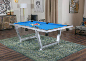 New Modern Stainless Steel Pool Table Indoor/ Outdoor - Luxurious Dwelling - Your Luxury Home Product Experts