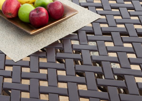 Savannah Outdoor Aluminum Oval Dining Table - Image 2