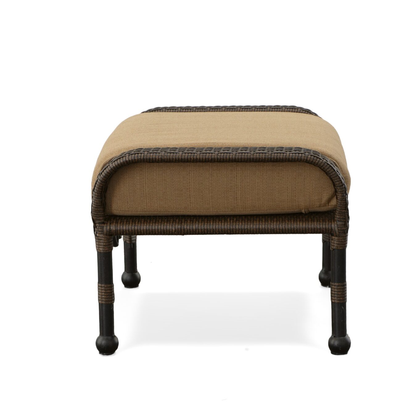 Grand Bonaire Weave Outdoor Ottoman - Luxurious Dwelling - Your Luxury Home Product Experts