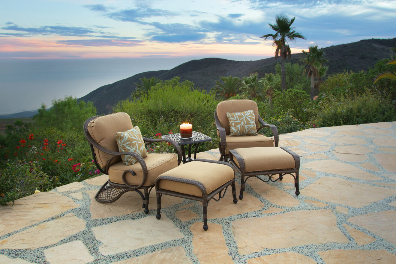 Grand Bonaire Weave Outdoor Club Chair Set of 5 - Luxurious Dwelling - Your Luxury Home Product Experts