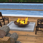 24" Minimalist Wood Burning Steel Firepit - Luxurious Dwelling - Your Luxury Home Product Experts