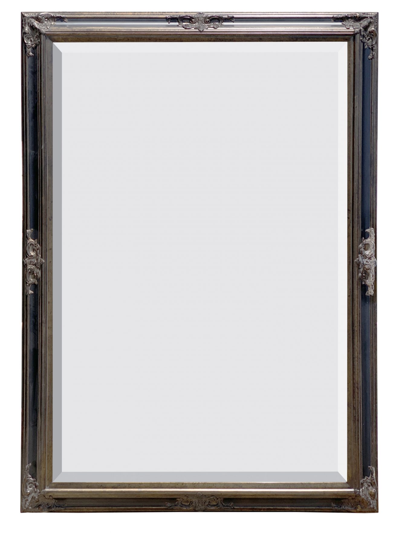 Grand Victorian Mirror 48x72 Antique Gold with Black - Luxurious Dwelling - Your Luxury Home Product Experts