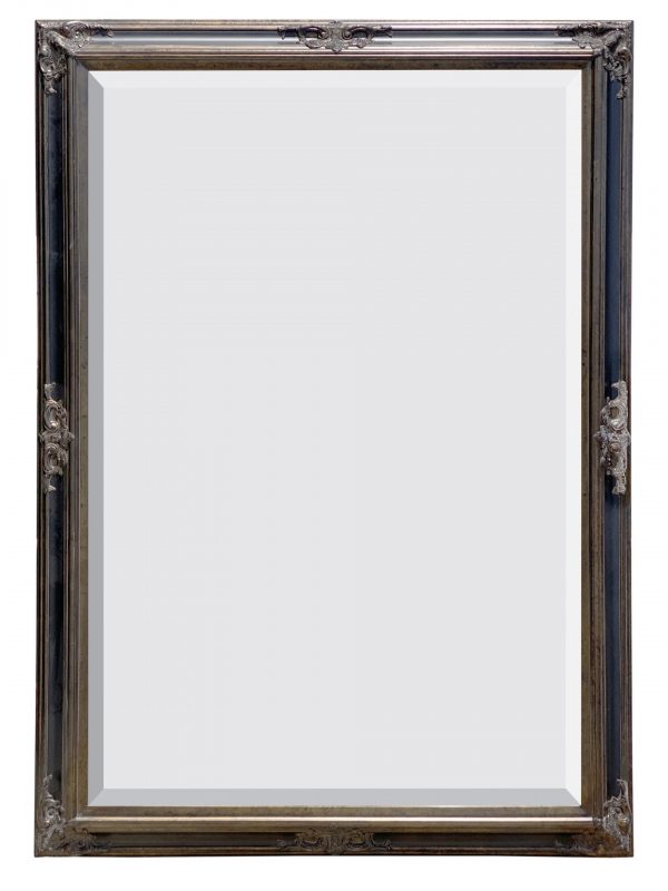Grand Victorian Mirror 48x72 Antique Gold with Black - Image 1