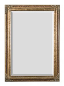 Mini Grand Victorian Mirror 24x36 Burl Marble Gold - Luxurious Dwelling - Your Luxury Home Product Experts