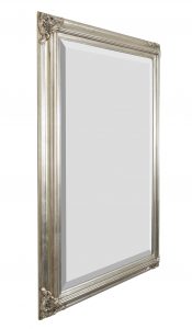 Mini Grand Victorian Mirror 24x36 Silver - Luxurious Dwelling - Your Luxury Home Product Experts