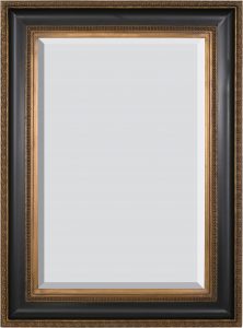 Classic Contour Mirror 24X36 Black Gold - Luxurious Dwelling - Your Luxury Home Product Experts