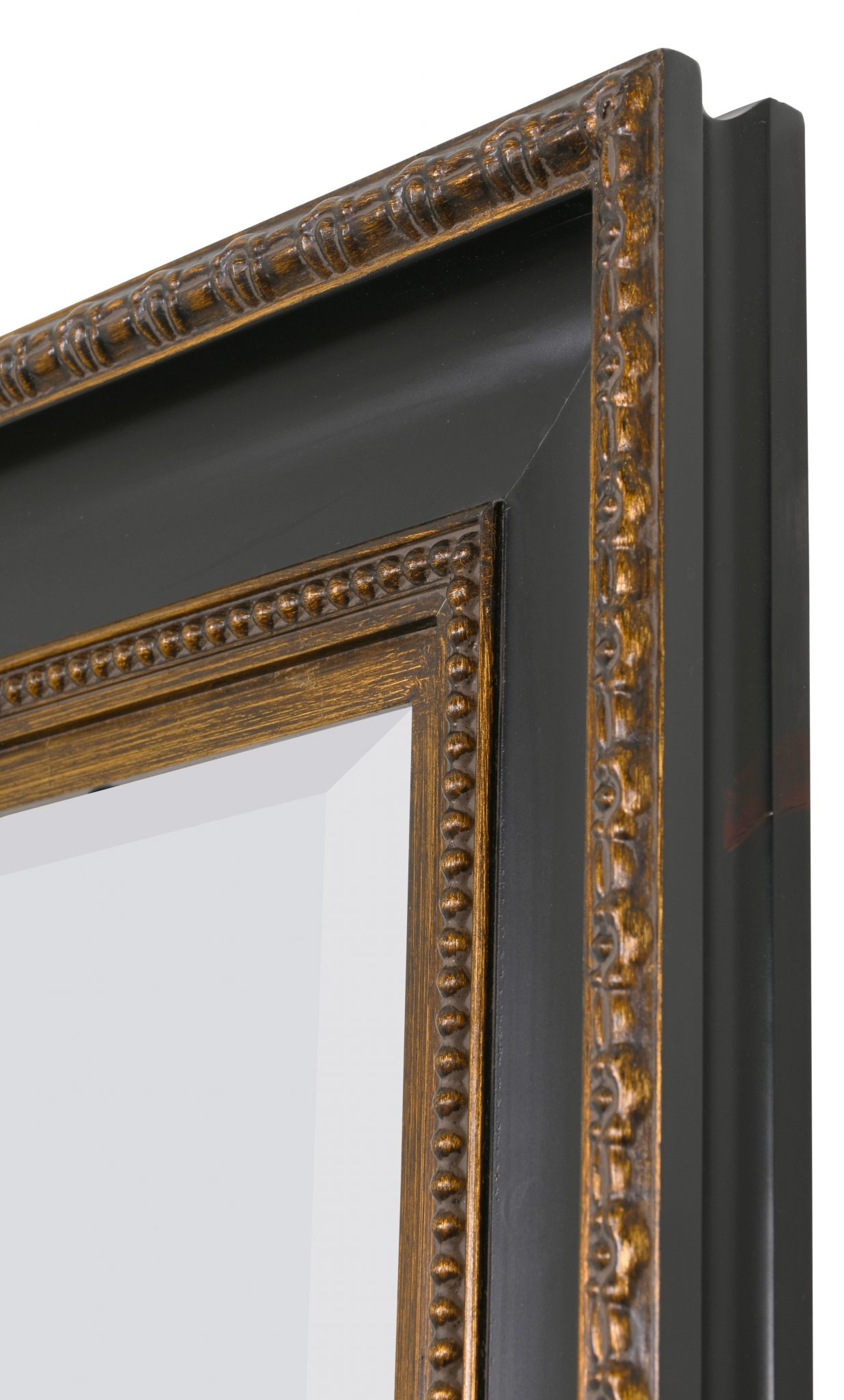 Classic Contour Mirror 24X36 Black Gold - Luxurious Dwelling - Your Luxury Home Product Experts