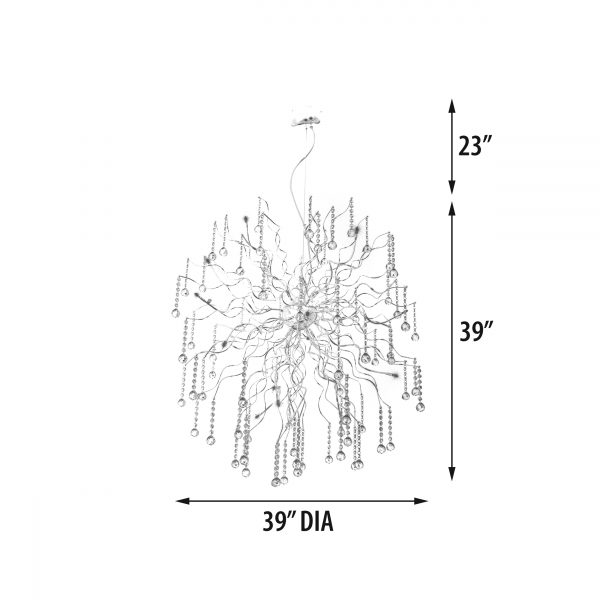 Crystal Aura Chandelier - Image 4