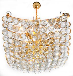 Crystal Orb Basket Chandelier - Luxurious Dwelling - Your Luxury Home Product Experts