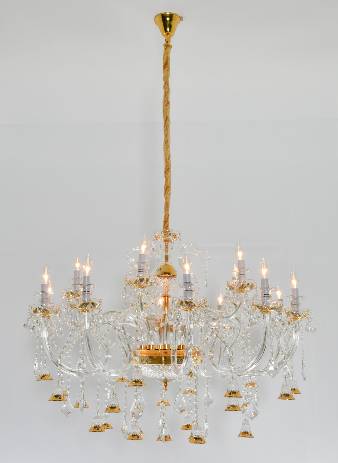 Golden Bell Crystal Chandelier - Luxurious Dwelling - Your Luxury Home Product Experts