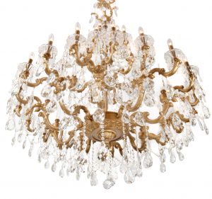 Riviera Grand Chandelier Gold - Luxurious Dwelling - Your Luxury Home Product Experts