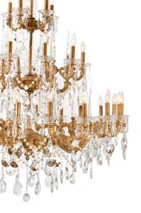 Riviera Grand Chandelier Gold - Luxurious Dwelling - Your Luxury Home Product Experts