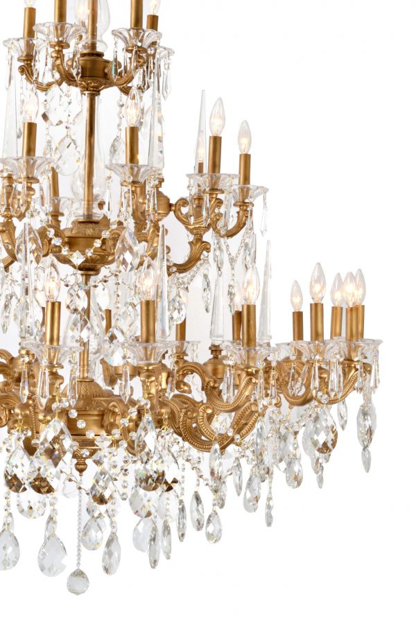 Riviera Grand Chandelier Gold - Image 3