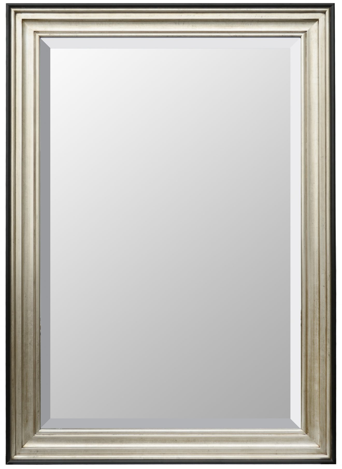 Contempo Silver Black Mirror 24X36 Silver Black - Luxurious Dwelling - Your Luxury Home Product Experts