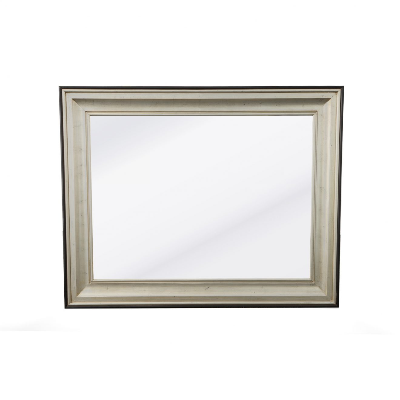 Silver Raven Mirror 36X48 Tarnished Silver Black - Luxurious Dwelling - Your Luxury Home Product Experts