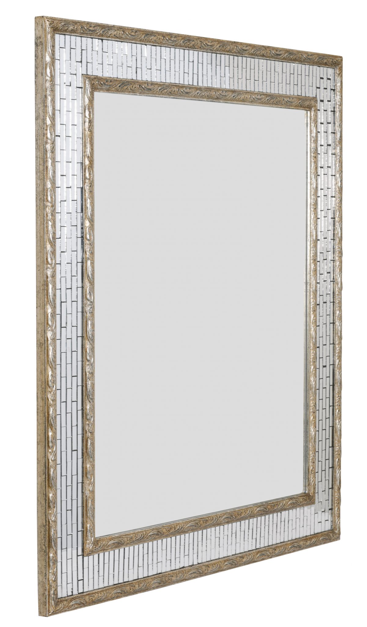 Silver Facet Mirror - Luxurious Dwelling - Your Luxury Home Product Experts