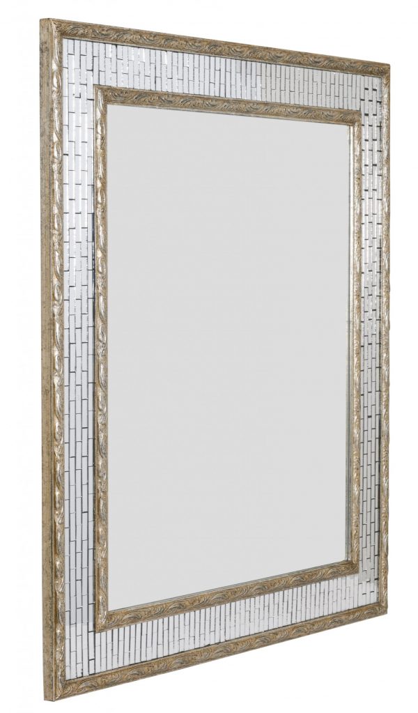 Silver Facet Mirror - Image 2