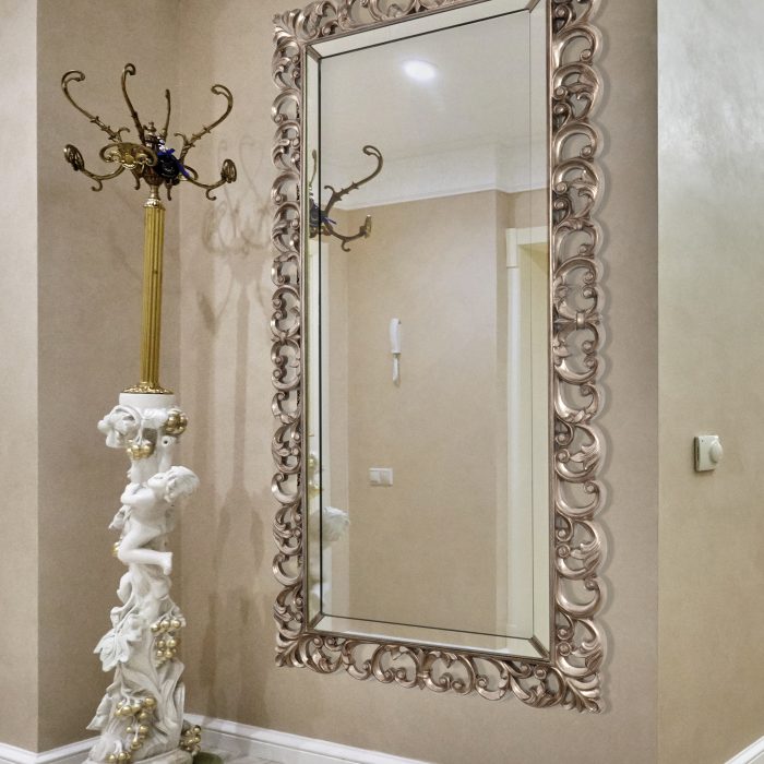 Beaded Mirror Silver - Luxurious Dwelling - Your Luxury Home Product Experts