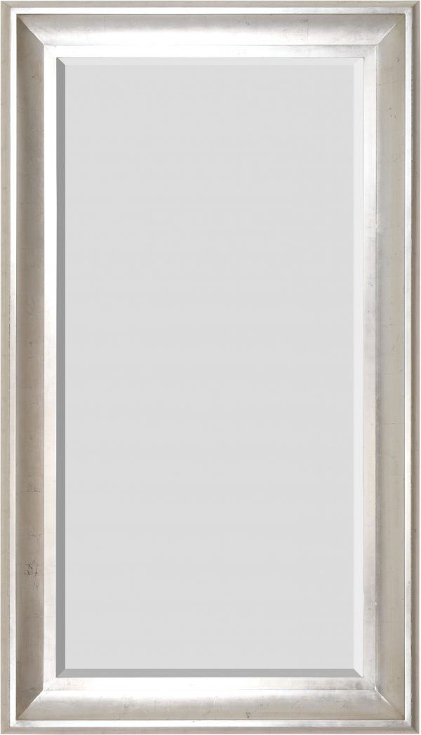 The Sterling Mirror 36X72 Silver with Champagne Wash - Image 1