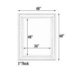 The Sterling Mirror 36X48 Silver with Champagne Wash - Luxurious Dwelling - Your Luxury Home Product Experts