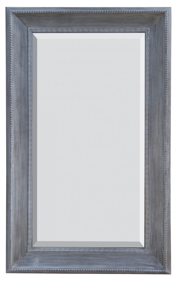 Seasoned Grand Mirror 36X72 Distressed Seasoned Wood - Image 1
