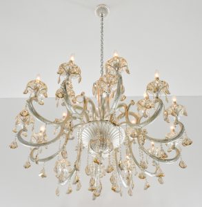 Hollywood Brush 18 light Silver Chandelier - Luxurious Dwelling - Your Luxury Home Product Experts