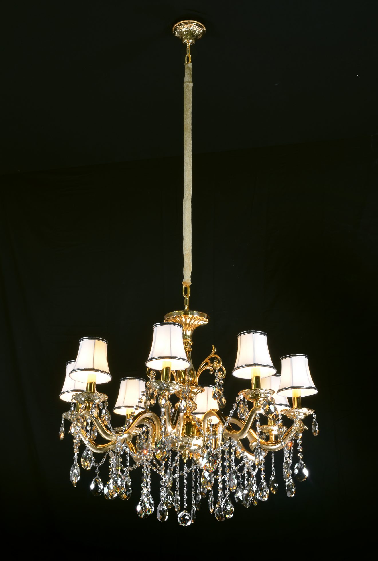 Brushed Gold Chandelier - Luxurious Dwelling - Your Luxury Home Product Experts