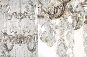 Riviera Grand Chandelier Silver - Luxurious Dwelling - Your Luxury Home Product Experts