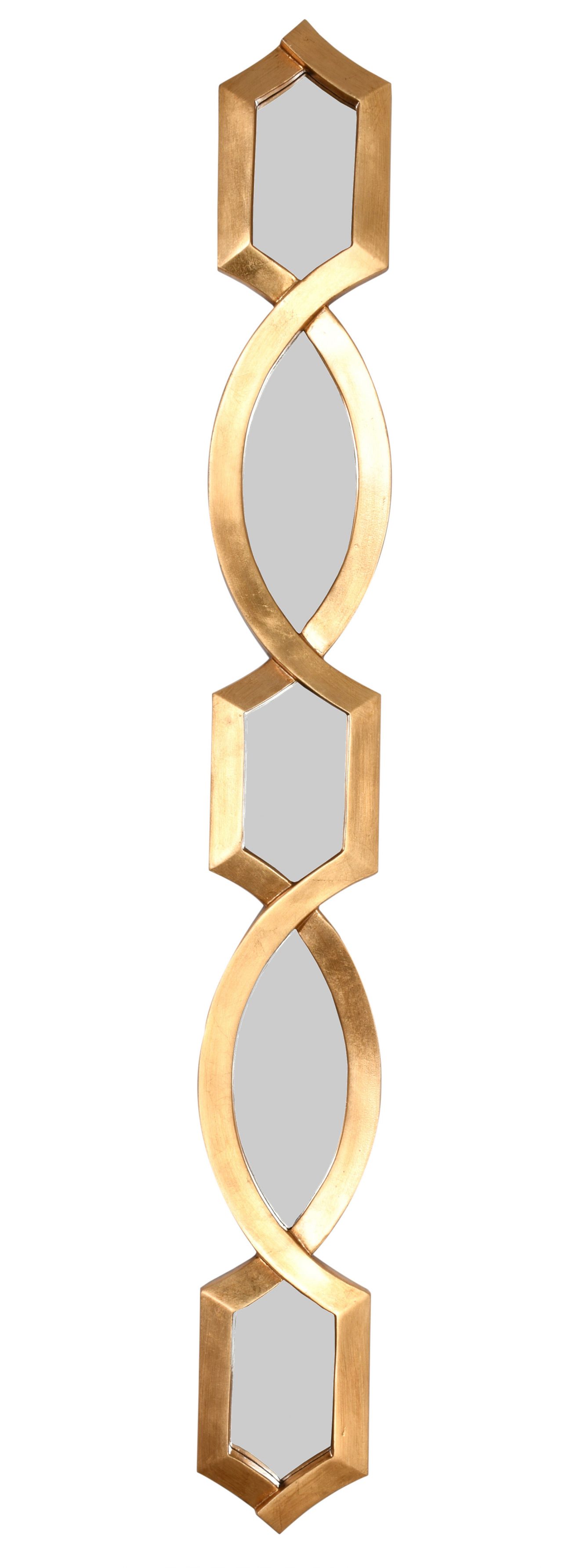 Diamond Stack Mirror Gold - Luxurious Dwelling - Your Luxury Home Product Experts